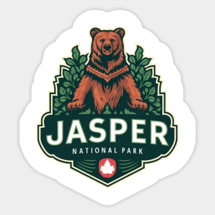 Jasper National Park Canadian Bear Sticker